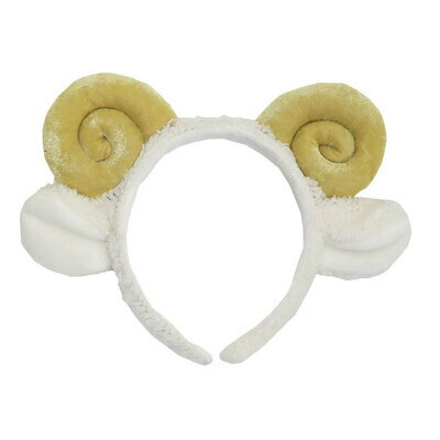 コスプレ 仮装 [6点セット] Patymo どうぶつカチューシャ ひつじ(ベージュ) 【 耳 ヘッドバンド 変装グッズ パーティーグッズ みみ ハロウィン 衣装 ヘアアクセサリー 動物 アニマル プチ仮装 】