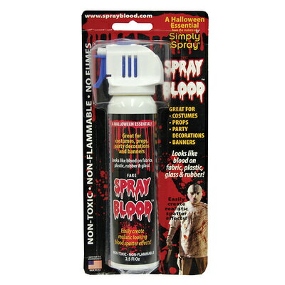 コスプレ 仮装 [8点セット] 74ml 血のりスプレー 【 プチ仮装 変装グッズ 化粧 血糊 メイクアップ パーティーグッズ ハロウィン 衣装 】のサムネイル
