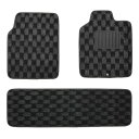 Tomboy 軽自動車・コンパクトカー用マット3点セット プルート グレー 【 カー用品 アクセサリー フロアマット 車 車内用品 フロアーマット 】