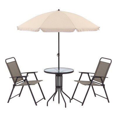 ガーデン4点セット ベルベ 【 椅子 イス 庭 ガーデン家具 テーブル 屋外用 アウトドア ガーデンファニ..