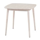 【取寄品】【直送品】 ダイニングテーブル クラム ホワイトウォッシュ 【 食卓テーブル おしゃれ リビングテーブル リビング家具 カフェテーブル 木製 インテリ...
