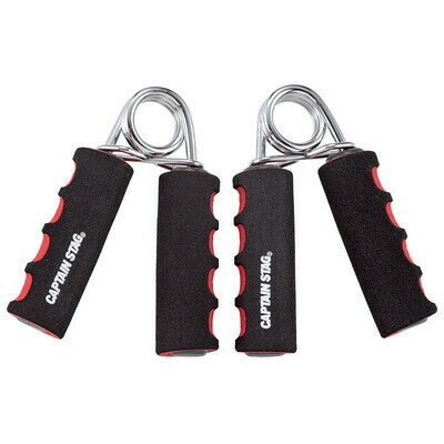 【取寄品】 CAPTAIN STAG(キャプテンスタッグ) Vit Fit ソフトハンドグリップ 30Kg 2pcs (ブラック/レッド) UR-811 【 フ...
