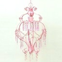 シャンデリアシリーズ 1灯タイプ ピンク 29492 【 天井照明 家電 シーリングライト インテリアライト 照明器具 電化製品 】