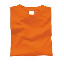 【取寄品】 カラーTシャツ ヘビーウェイト L オレンジ 【 ユニフォーム 小学生 競技用グッズ 運動会用品 衣装 】