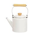 【取寄品】 フェスカ ホーローケットル 2.4L ホワイト 【 やかん 台所用品 調理器具 キッチン用品 ポット ケトル 】