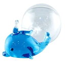 N浮玉イルカブルー 【 置物 ミニチュア 人形 夏 インテリア雑貨 ガラス細工 海のいきもの 魚 】