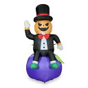 【取寄品】 ムービング エアーディスプレイ ハンド ウェイブパンプキン 【 デコレーション エアーブロー 飾り 雑貨 インフレータブル ハロウィン インテリア ...