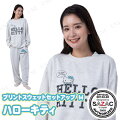 SAZAC(サザック) ハローキティプリントスウェットセットアップ オートミール 男女兼用M