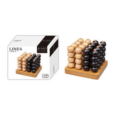 かつのう(活脳) 立体四目 【 パズルゲーム パーティー用品 室内遊び パーティーグッズ パーティーゲーム 巣ごもりグッズ 室内ゲーム おもちゃ イベント用品 玩具 オモチャ 】