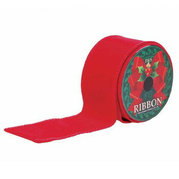 クリスマス ツリー オーナメント [4点セット] 50mm ロールリボン レッドベルベット 【 ツリー飾り クリスマス飾り クリスマスパーティー クリスマスツリー 雑貨 装飾 デコレーション パーティーグッズ 】