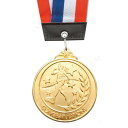 【取寄品】 メダル(陸上) 金 【 盛り上げグッズ トロフィー 演出 記念品 表彰 競技用グッズ 宴会グッズ パーティー用品 運動会用品 イベント用品 パーティ...