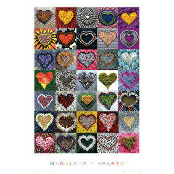 【取寄品】 Madalene's Hearts (ポスター) 【 デザイン CG インテリア雑貨 グラフィック 】