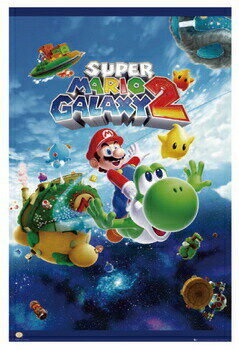 楽天パーティワールドNintendo super mario galaxy 2 ポスター 【 インテリア雑貨 アニメ キャラクター 】