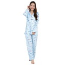 【取寄品】 SAZAC(サザック) MUSICシナモロールシャツパジャマ サックス レディスL 【 ファッション 寝間着 部屋着 寝巻き 女性用 大人用 サンリ...