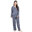 【取寄品】 SAZAC(サザック) MUSICクロミシャツパジャマ グレー レディスL 【 寝間着 サンリオ 寝巻き ファッション 大人用 部屋着 女性用 ルー...