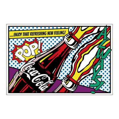 コカ・コーラ ポスター popart 【 インテリア雑貨 コカコーラ Coca-Cola 】