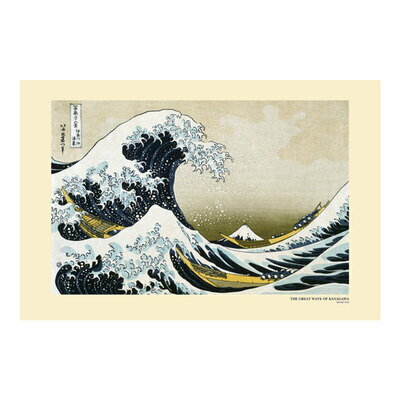 【取寄品】 Hokusai ポスター 【 イラスト インテリア雑貨 絵画 】