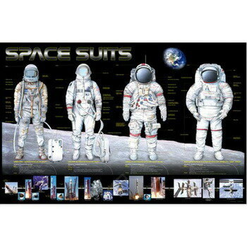 【取寄品】 Space Suits (ポスター) 【 インテリア雑貨 】