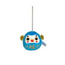 【おいでませ ふくの国、山口】 ふくだるま ストラップ 青/SSサイズ 高さ約5cm 【 かわいい 人形 ぬいぐるみ ギフト 玩具 プレゼント おもちゃ オモチ...