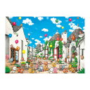 【取寄品】 ジグソーパズル 500ピース アルベロベッロキャッツ 芳岡ひでき 【 玩具 オモチャ 室内遊び 巣ごもりグッズ おもちゃ 】