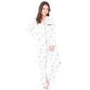 SAZAC(サザック) レトロキティシャツパジャマ アイボリー レディスL 【 ファッション レディース 部屋着 パジャマ シャツ サンリオ ルームウェア 寝巻...