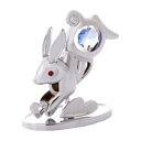 【取寄品】 クリスタル オーナメント ウサギ 01707 【 ミニチュア 置物 インテリア雑貨 スワロフスキー ガラス細工 飾り 】