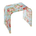 【取寄品】 アクリル カプリローズブルー バスチェア L 58797 【 お風呂用品 石鹸 ソープディッシュ バス用品 石けん置き ホルダー お風呂グッズ 】