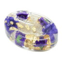 【取寄品】 アクリル水中花 ソープディッシュ パープル 58720 【 バス用品 お風呂用品 石鹸 ホルダー お風呂グッズ 石けん置き 】