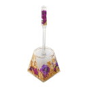 【取寄品】 アクリル水中花 トイレブラシセット パープル 58807 【 トイレ用品 トイレタリー 】