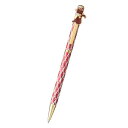 【取寄品】 キラキラボールペン ネコ8 レッド 【 新入学 文具 筆記用具 文房具 筆記具 】