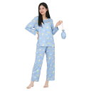 【取寄品】 SAZAC(サザック) リラックマトラベルパジャマ ネイビー レディスM 【 女性用 寝間着 冬用 寝巻き ファッション 上下セット 部屋着 ルーム...