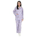 【取寄品】 SAZAC(サザック) ドレスアップクロミシャツパジャマ パープル レディスM 【 寝間着 部屋着 寝巻き レディース 女性用 キャラクター 大人用...