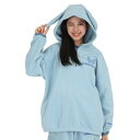 【取寄品】 SAZAC(サザック) シナモロールフリースハーフジップパーカー サックス レディスM 【 レディース 寝間着 ファッション パジャマ 女性用 ルー...