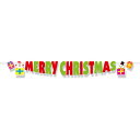 130cmクリスマスフェルトガーランド M プレゼント 【 吊るし飾り パーティーグッズ クリスマス飾り バナー デコレーション 雑貨 クリスマスパーティー 装飾 】