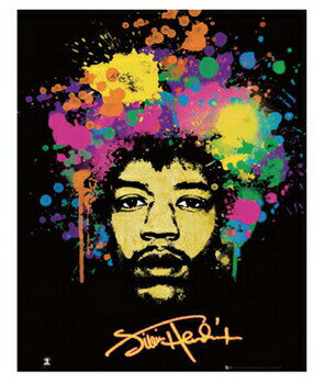 Jimi Hendrix ミニポスター 【 アーティスト 有名人 インテリア雑貨 著名人 】