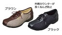 【取寄品】 らくらく L007(婦人用) ブラック ブラック23.5cm 【 靴 介護用品 福祉用品 シューズ 】