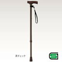 【取寄品】 アルミ製高級伸縮式ステッキ 白花柄 【 つえ 杖 介護用品 福祉用品 】