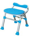 【取寄品】 コンパクトシャワーチェアー(背付/ローバック) SCM04 【 入浴用品 介護用品 福祉用品 】