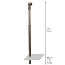 【取寄品】 エラスト屋外手すり エンド支柱No.3068 【 福祉用品 介護用品 住宅関連用品 】