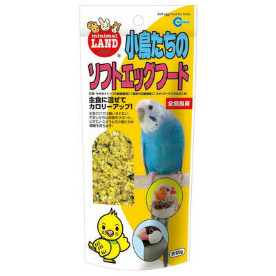 【取寄品】 [4点セット] マルカン 小鳥たちのソフトエッグフード 100g 【 エサ 鳥用品 鳥の餌 ペットグ..