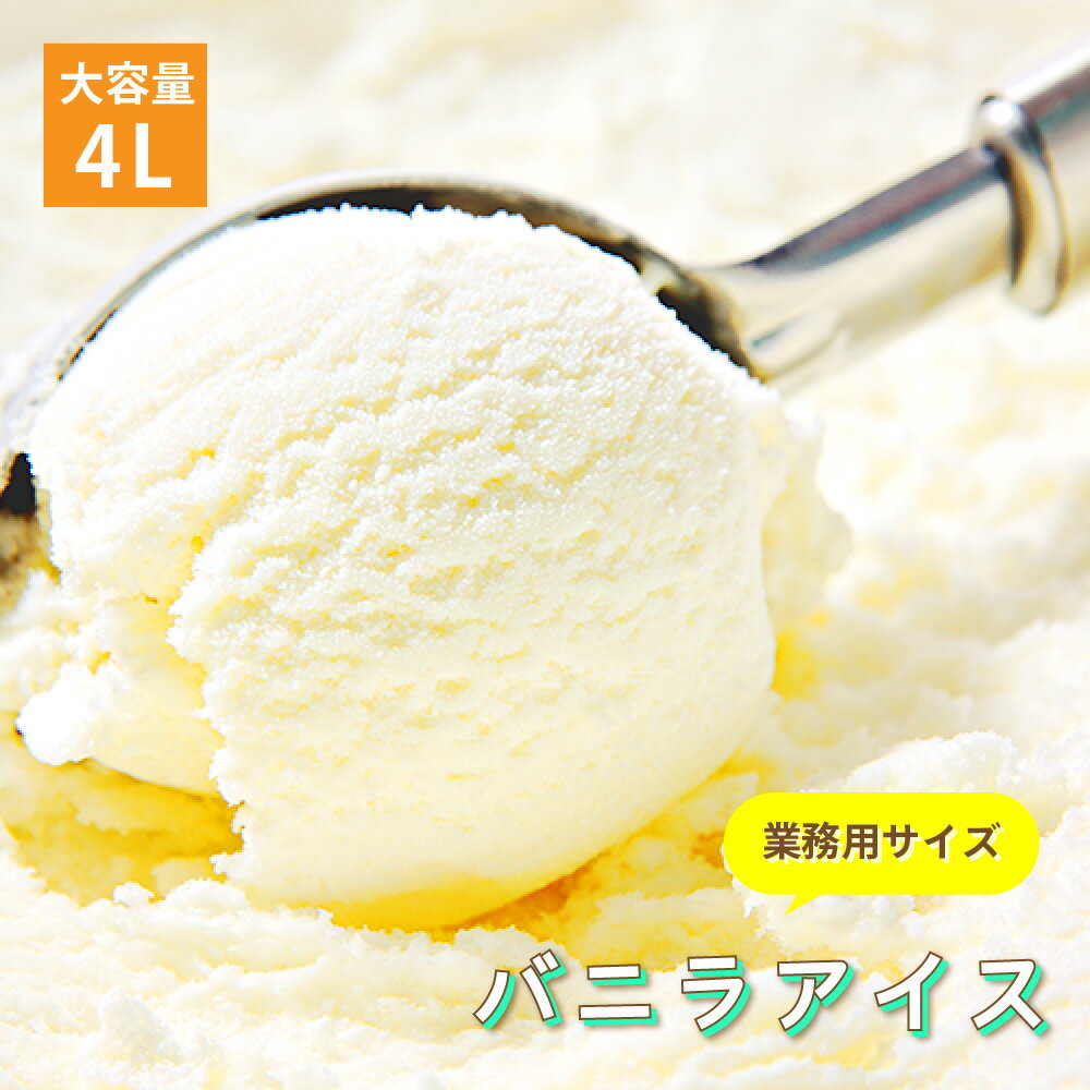 [条件付き] 森永乳業 バニラ アイスクリーム 業務用