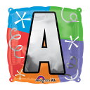 結婚式 飾り付け あす楽12時! ANG-----【アルミ風船】デザイナーレターバルーン 各種18インチ1枚【メール便OK】【メール便OK】