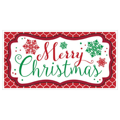 【クリスマスデコレーション】PGバナー ホリゾンタルメリーキリスト1パック【PG120218】