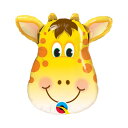 【スティックバルーンお得パック】【10本入り】14” ジョリージラフ きりん バルーン