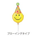 【スティックバルーン】ブローイング AGミニSHP パーティハットスマイル ANGB07722 10本入り