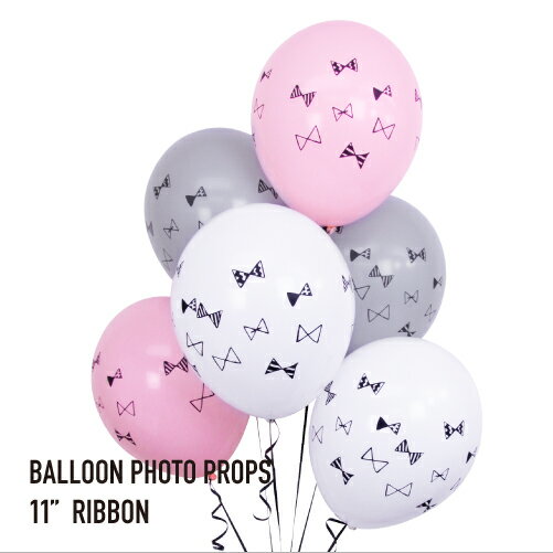 あす楽12時!ゴム風船 11インチ リボン 6個入 【BPP23723】