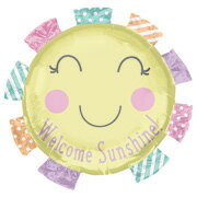 【お得バルーンパック】AGLSHP ウェルカムサンシャインベイビー ANG35595【5枚1パック】【メール便OK】