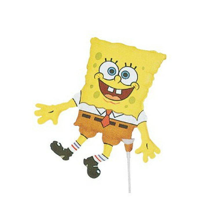 【スティックバルーンお得パック】【10本入り】ミニSHP スポンジボブスクエアパンツANG93989