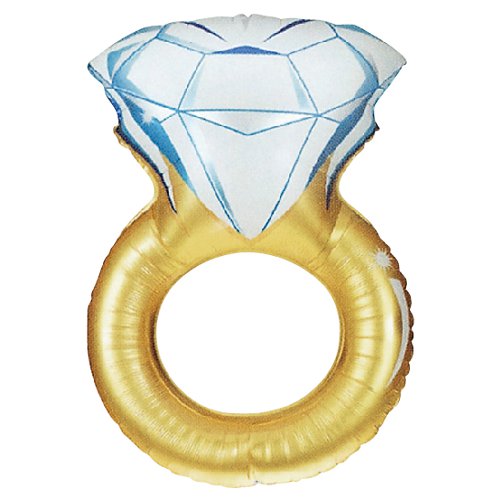 【お得バルーンパック】37インチ ウェディングリング【5枚1パック】BLT15399【メール便OK】