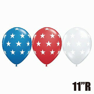 あす楽12時! 【ゴム風船】ビッグスターズ アソート11インチ丸型50個入り/袋【pin38461】